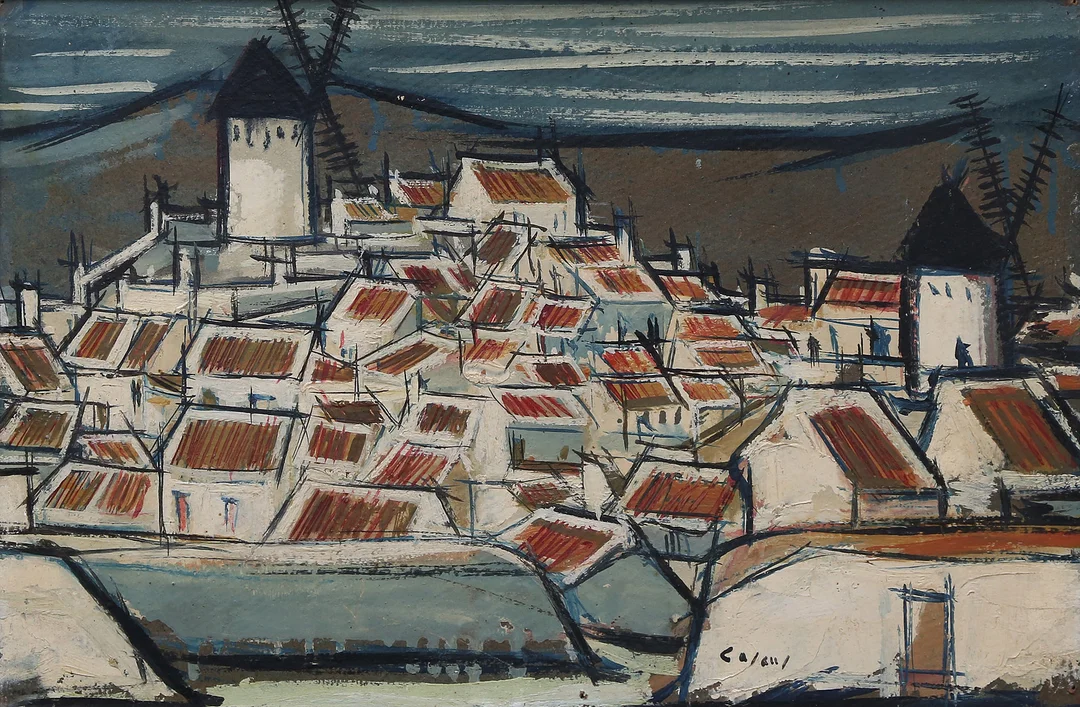 JESÚS CASAUS MECHO. La Mancha landscape. — Paintings — Balclis