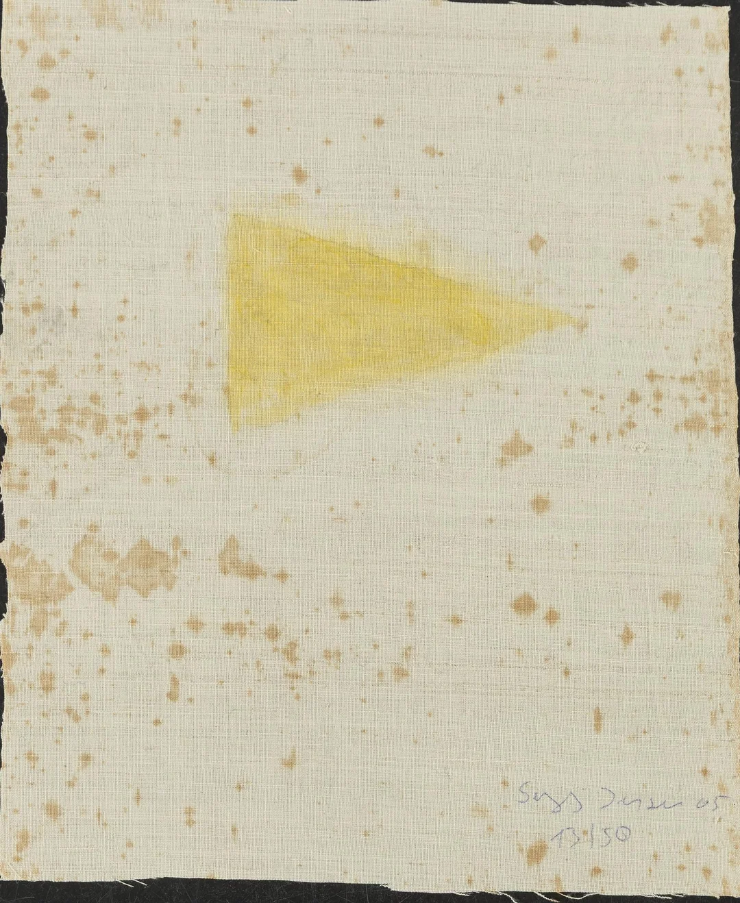 Sergej Jensen, "The Last yellow Triangle". — Konst/Grafik — Bukowskis