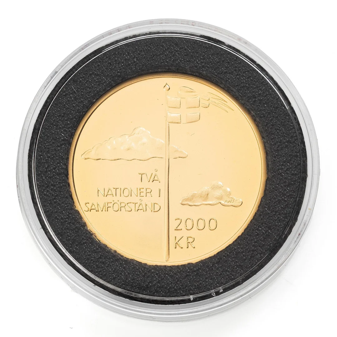Guldmynt, Sverige, 2000 kronor, 2005. — Militaria/Mynt — Bukowskis