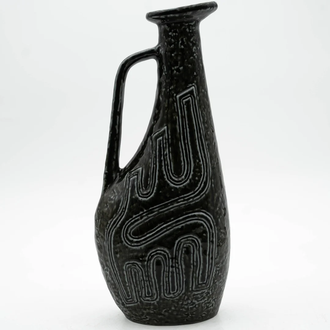 GUNNAR NYLUND. Hänkelvas, "Farina" stengods, Rörstrand. — European — Norrlands Auktionsverk