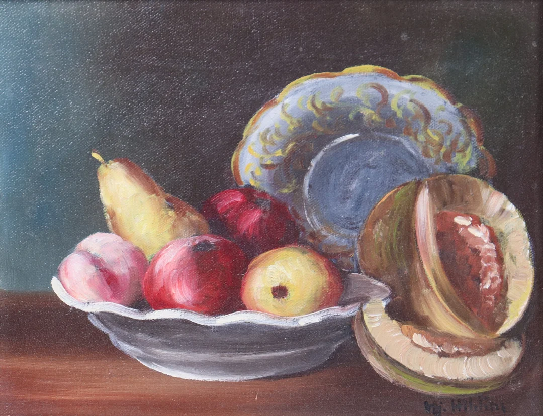 HJALMAR HILDING. olja på duk, stilleben. — Paintings — Markus Auktioner