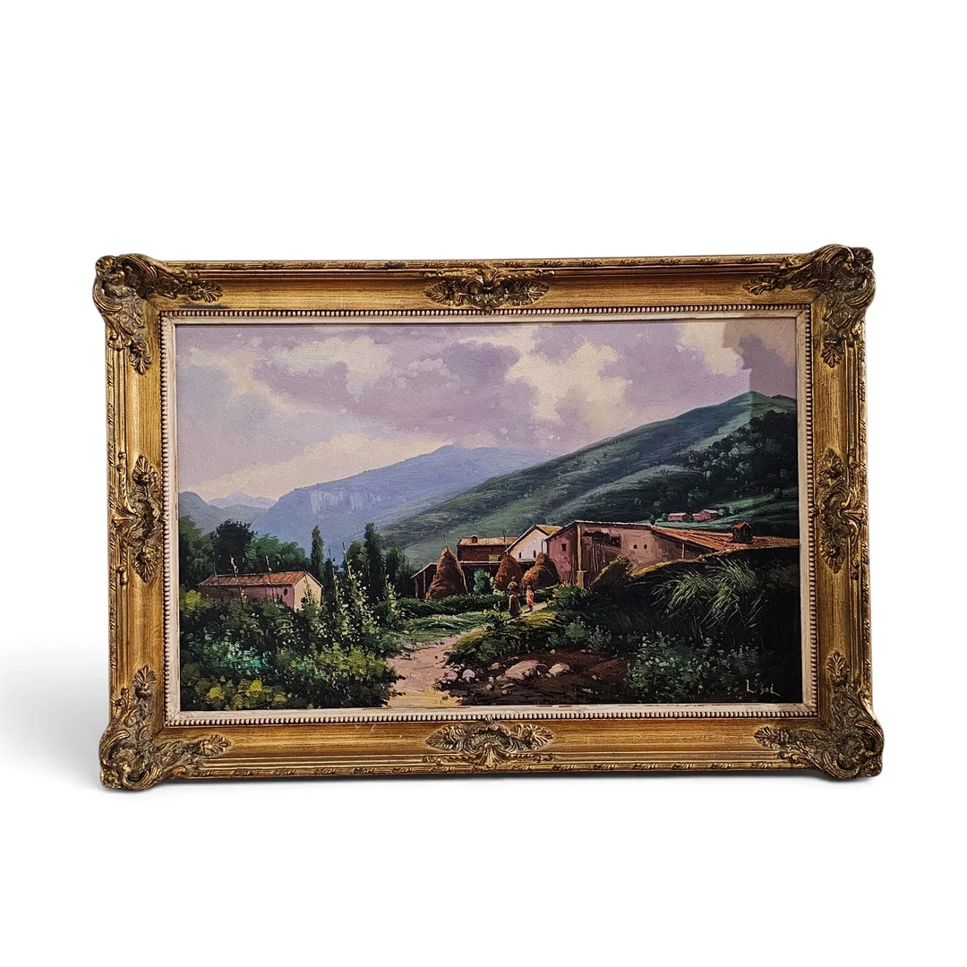 LUIS SOL (SIGLO XX). Paisaje, óleo sobre lienzo. — Paintings — Arce Auctions