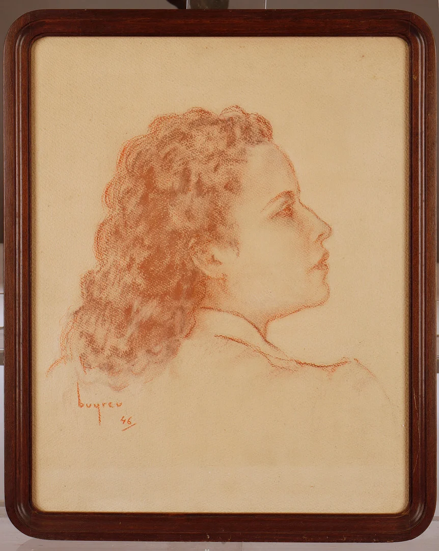 JOSEP BUYREU. Retrato femenino. — Drawings — Barcelona Auctions