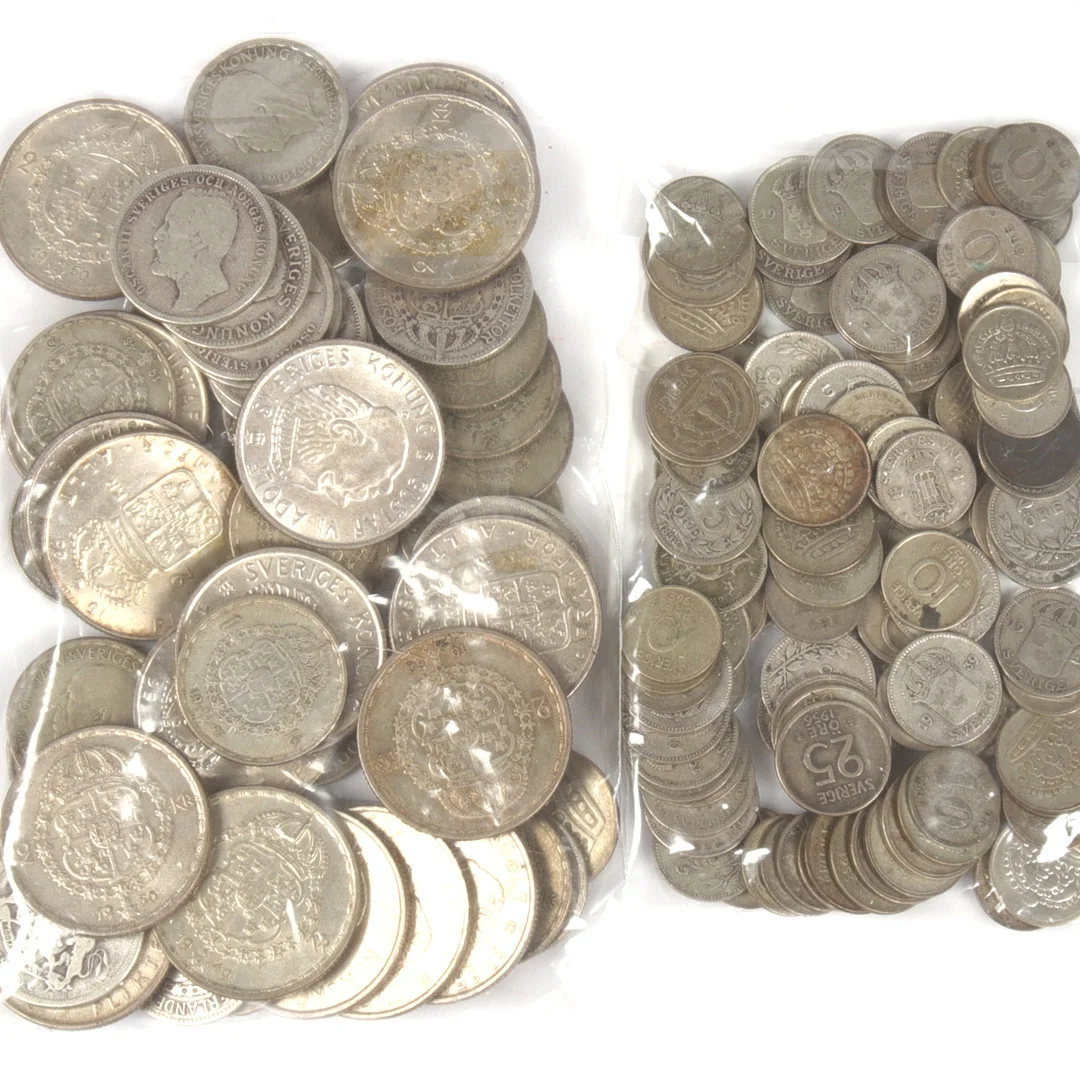 SILVERMYNT, Sverige. 1900-tal. — Coins & Banknotes — Stadsauktion Sundsvall