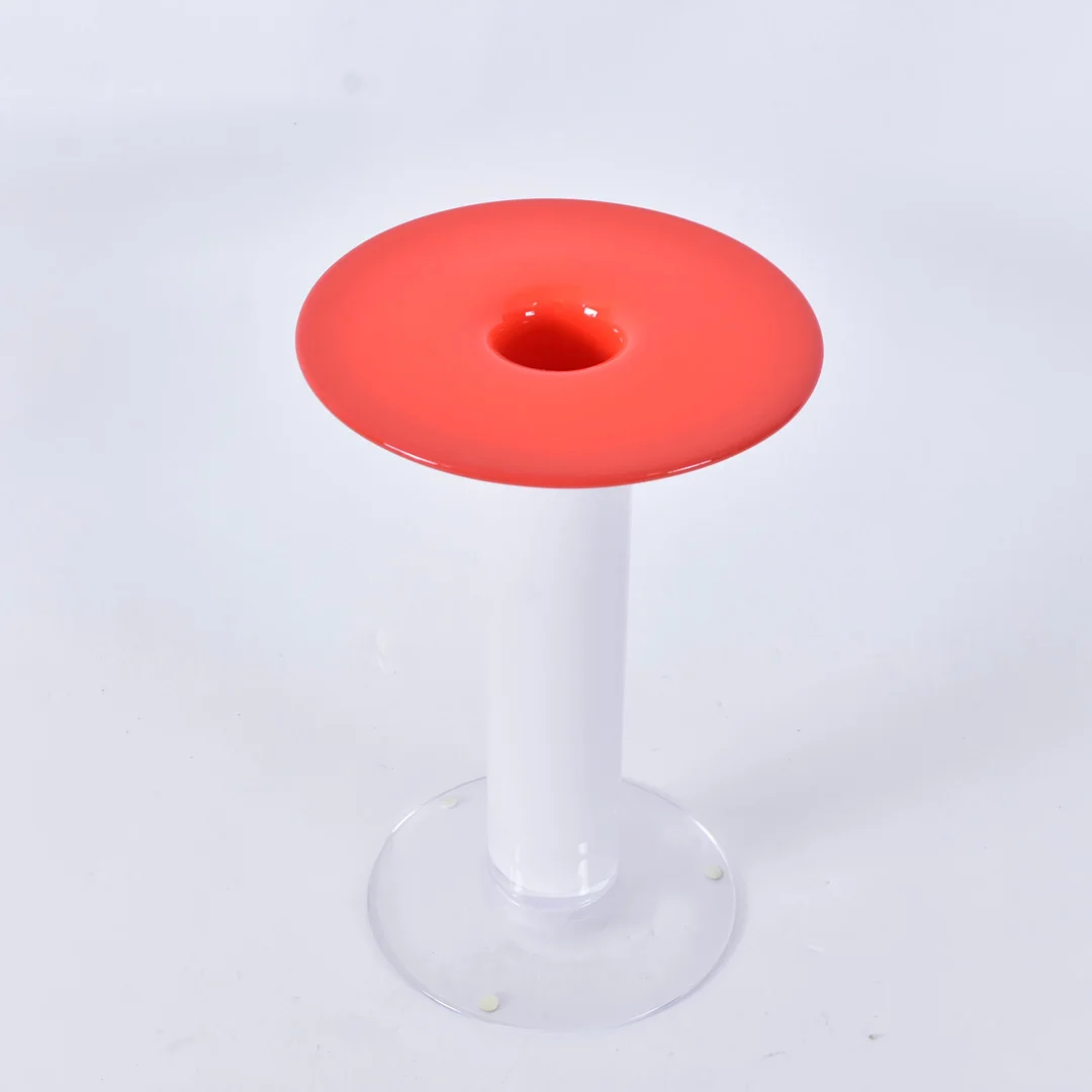LENA BERGSTRÖM. ljusstake, glas, Orrefors "Colore". — Candlesticks — Halmstads Auktionskammare