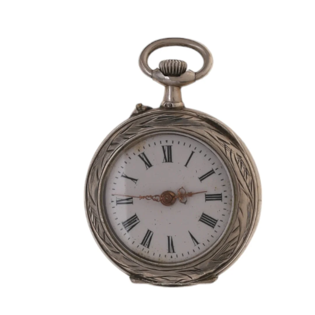 Ladies pocket watch with silver case, second half of the 19th Century. — Pocket & Stop Watches — Balclis