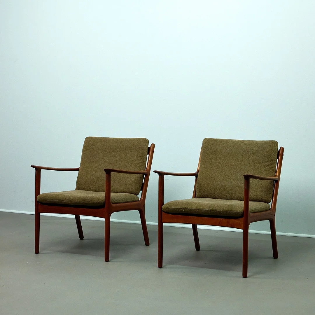 OLE WANSCHER. für Poul Jeppesen, Lounge Sessel, Modell „PJ112", Teak, 1960er Jahre, Dänemark (2). — Armchairs & Chairs — Rheinveld Auktionen