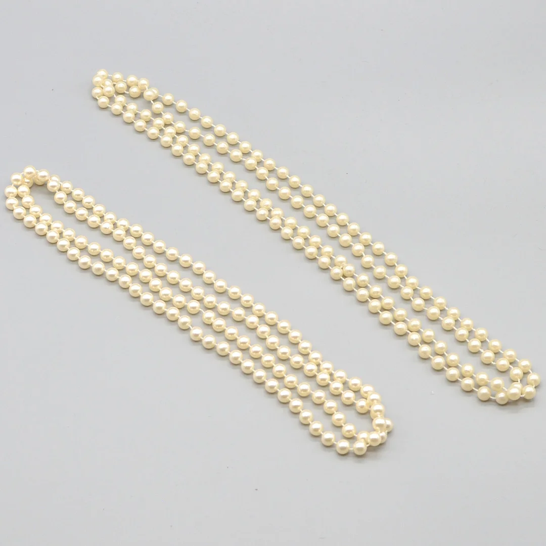 ZWEI PERLENCOLLIER, IMITATPERLEN, SPÄTES 20. JAHRHUNDERT. — Necklace — Kunst- und Auktionshaus Kleinhenz