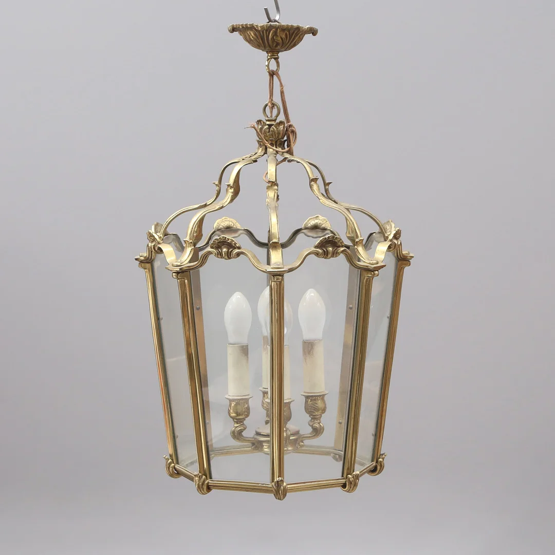 TAKLAMPA, glas/metall. — Ceiling lights — Kalmar Auktionsverk