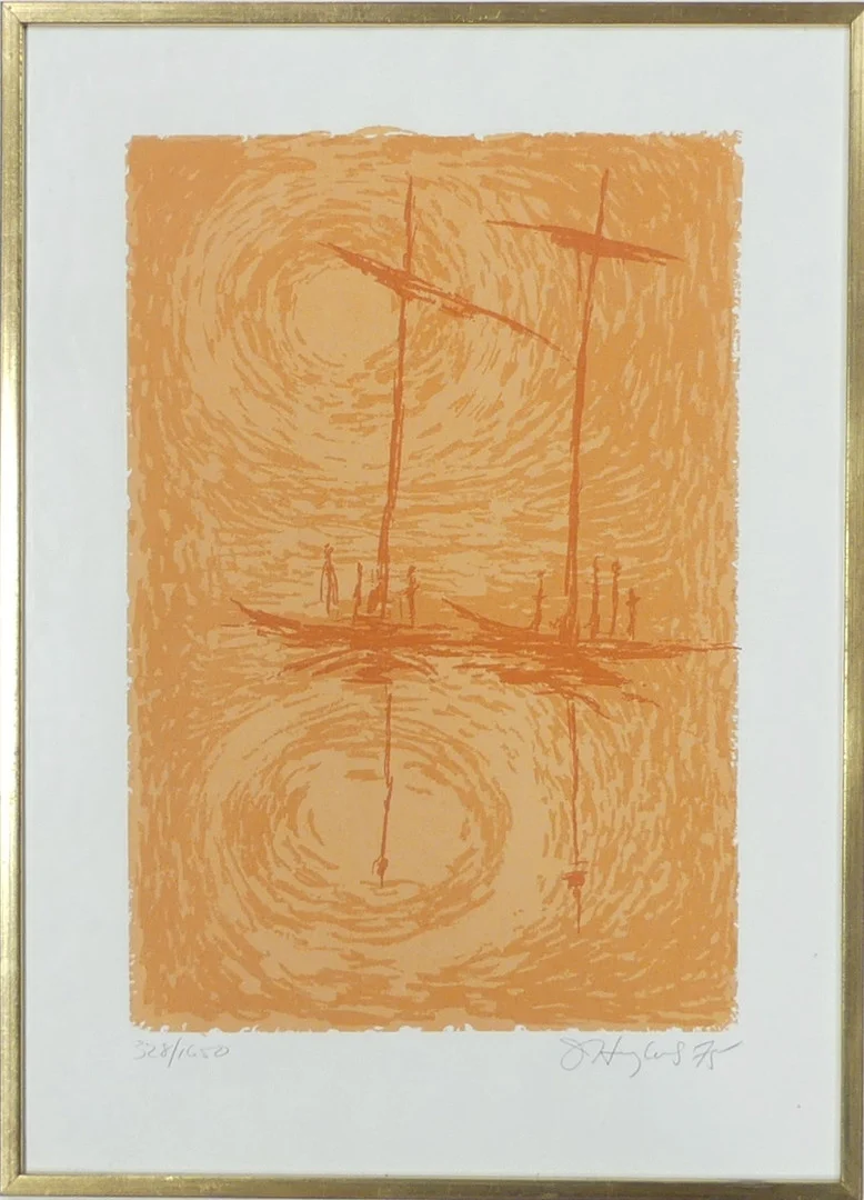 JIM HUGHES. FÄRGLITOGRAFI, signerad 328/1650. — Photography — Lysekils Auktionsbyrå