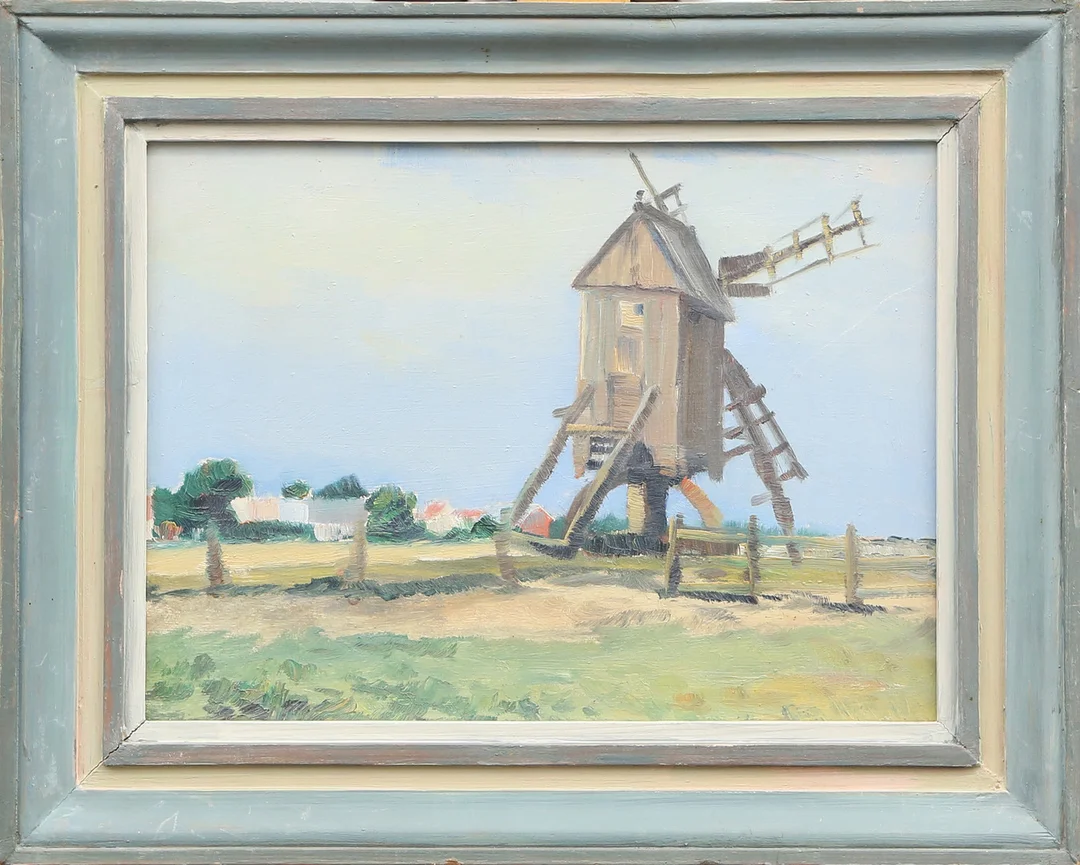 OLJA, på pannå, osignerad. — Paintings — Kalmar Auktionsverk