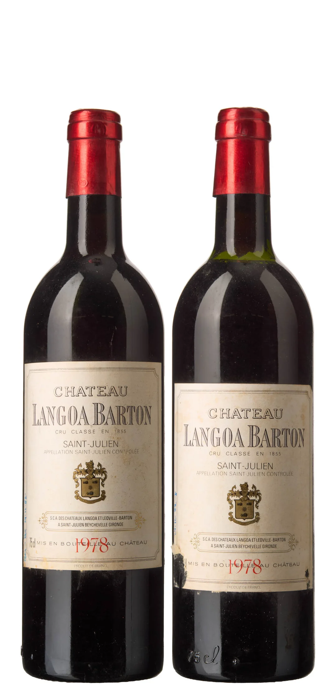 2 x Chateau Langoa Barton 1978 — 2 x Chateau Langoa Barton 1978 — Vin/Vin — Blomqvist