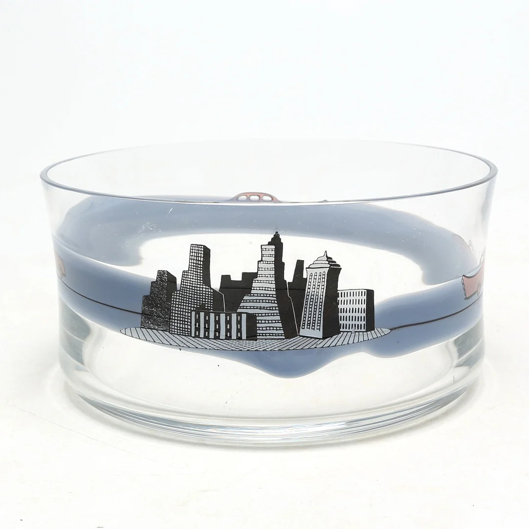 OLLE BROZEN. SKÅL, glas, Kosta Boda "Round-Trip" osignerad. — Art glass — Kalmar Auktionsverk
