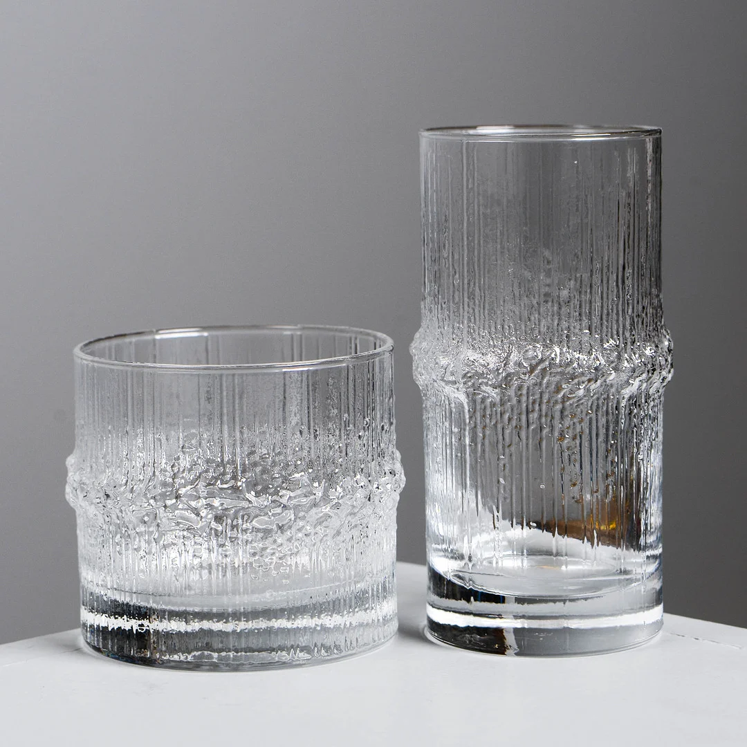 TAPIO WIRKKALA. Seltersglas och whiskeyglas, "Niva", 8+8, Iittala, Finland (16 delar). — Tableware — Formstad Auktioner