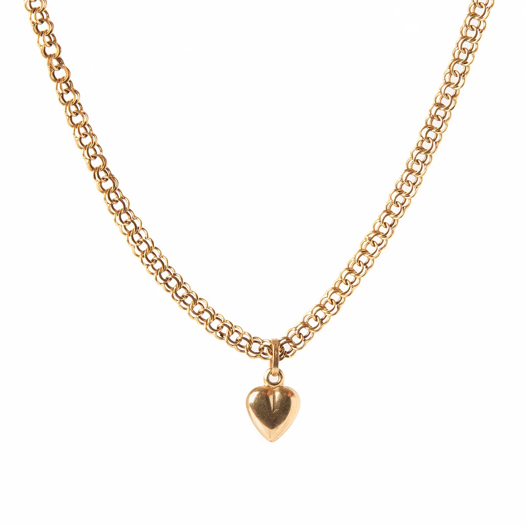 COLLIER MED HÄNGE, 18K guld. — Necklace — Stockholms Auktionsverk Göteborg
