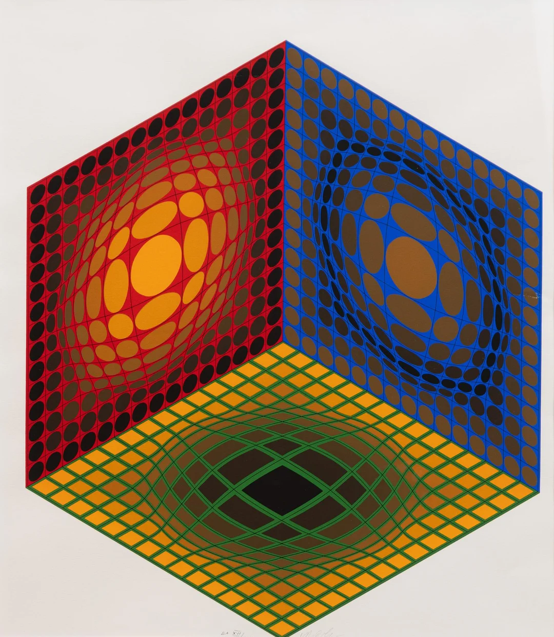 Victor Vasarely, "ST". — Konst/Grafik — Bukowskis