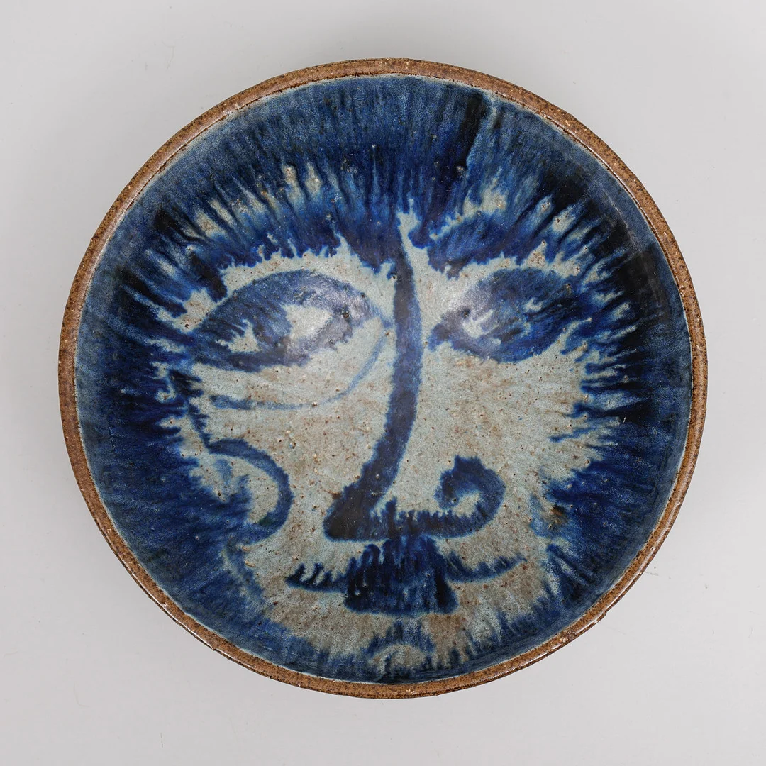 METTE DOLLER. skål, glaserat stengods, signerad, Svaneke, Bornholm, Danmark, 1960-tal. — European — Auktionsbyrån Varberg