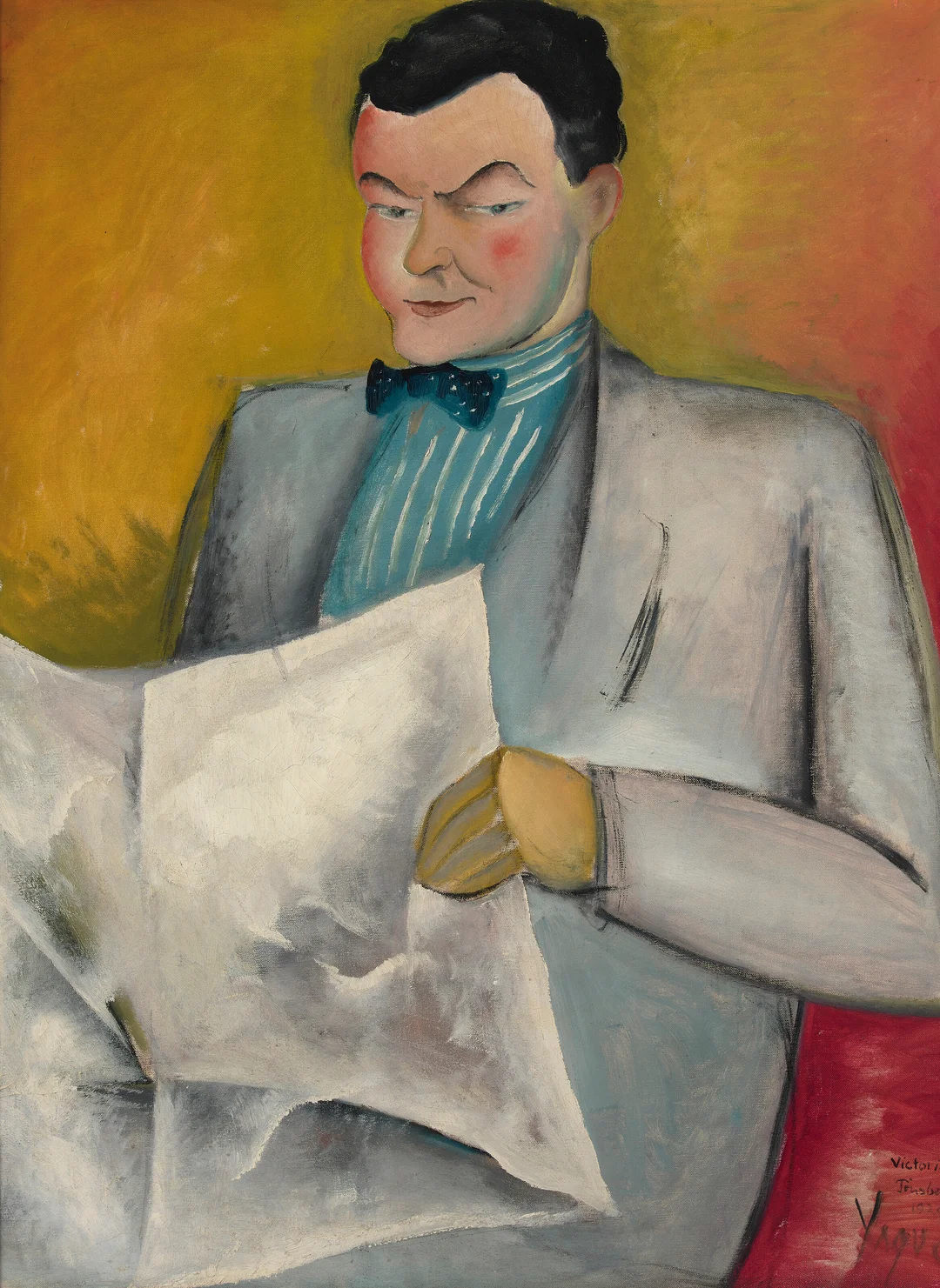Anderson, Yngve — Portrett av Karl Meyer, 1929 — Kunst/Maleri — Blomqvist