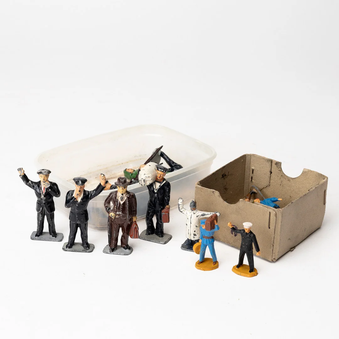 FIGURER till modelljärnväg, passar spår 0 och spår 1. — Model railways — Auktionshuset Kolonn