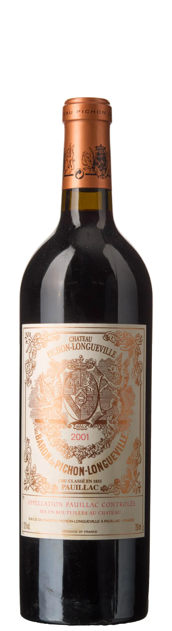 1 x Chateau Pichon Longueville Baron 2001 — 1 x Chateau Pichon Longueville Baron 2001 — Vin/Vin — Blomqvist