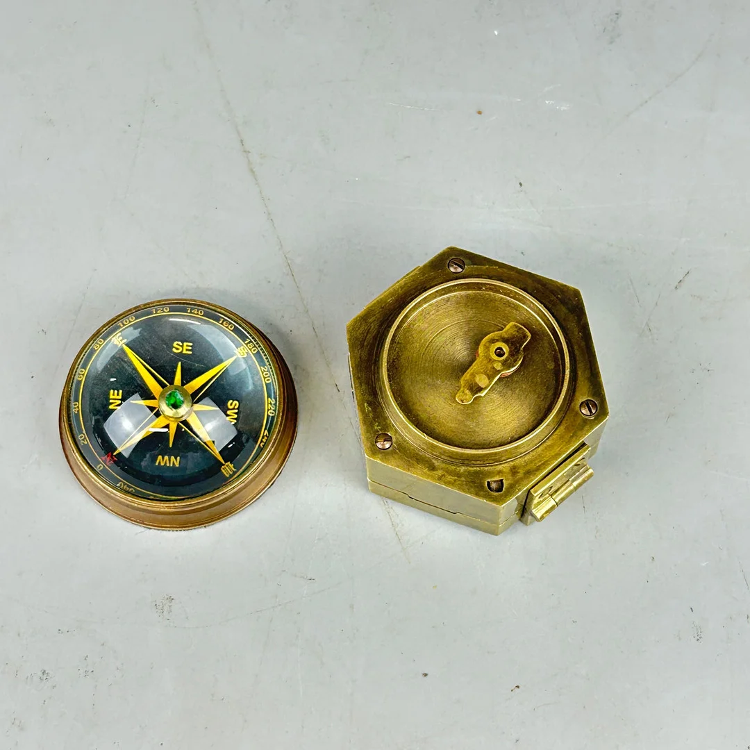 REPRODUCTION COMPASSES. — Pewter, Brass & Copper — Chalkwell Auctions
