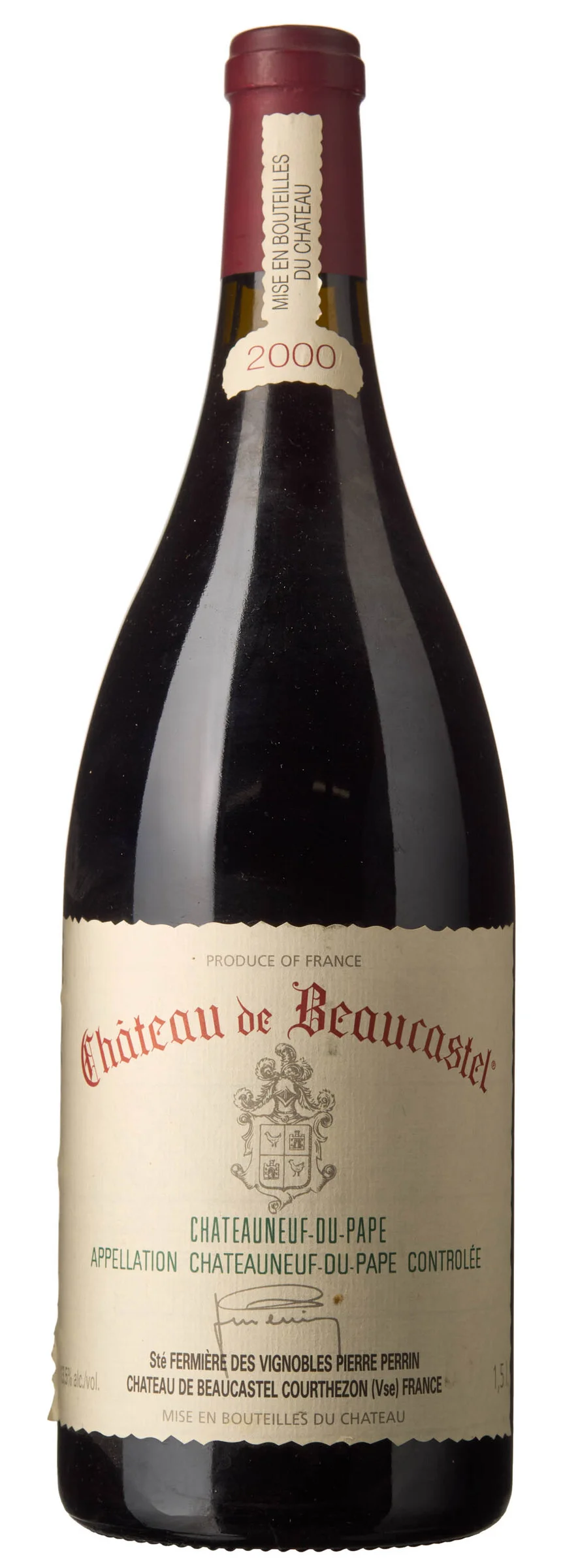 1 x MAG Chateauneuf-du-Pape 2000, Chateau de Beaucastel — 1 x MAG Chateauneuf-du-Pape 2000, Chateau de Beaucastel — Vin/Vin — Blomqvist