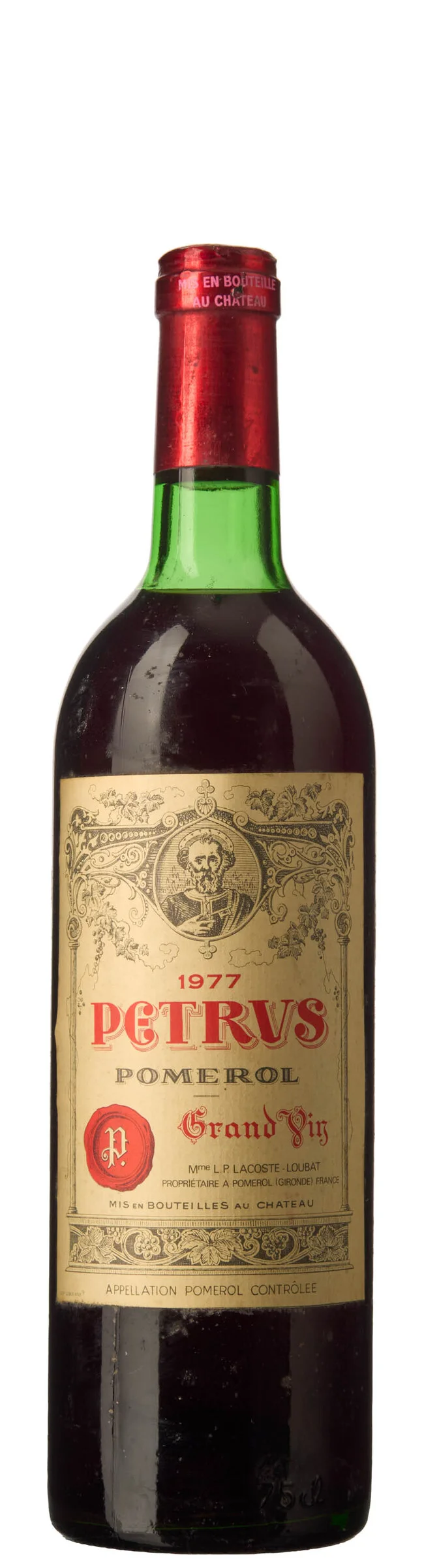 1 x Petrus 1977 — 1 x Petrus 1977 — Vin/Vin — Blomqvist