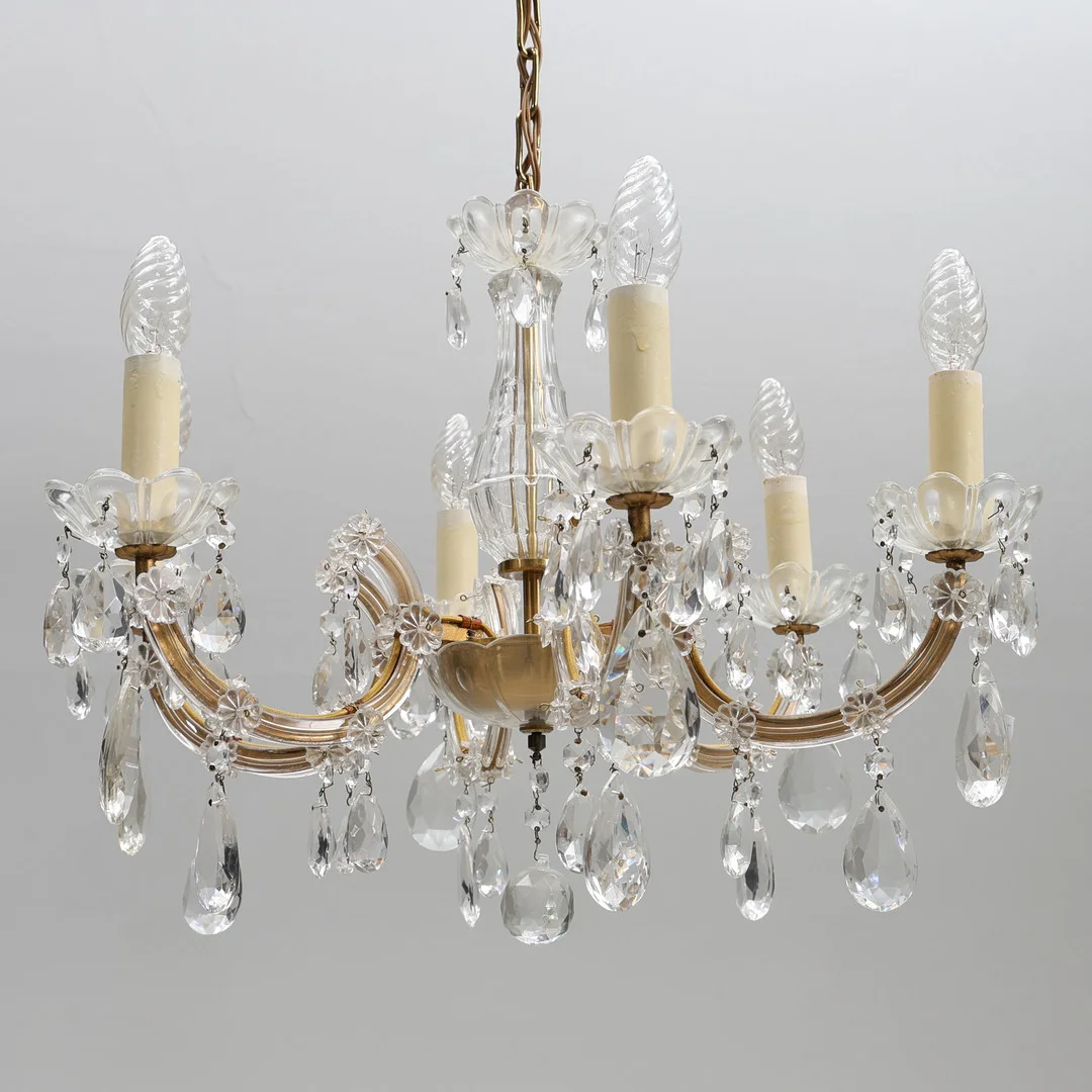 KRISTALLKRONA, 1900-tal. — Ceiling lights — Gomér & Andersson Jönköping