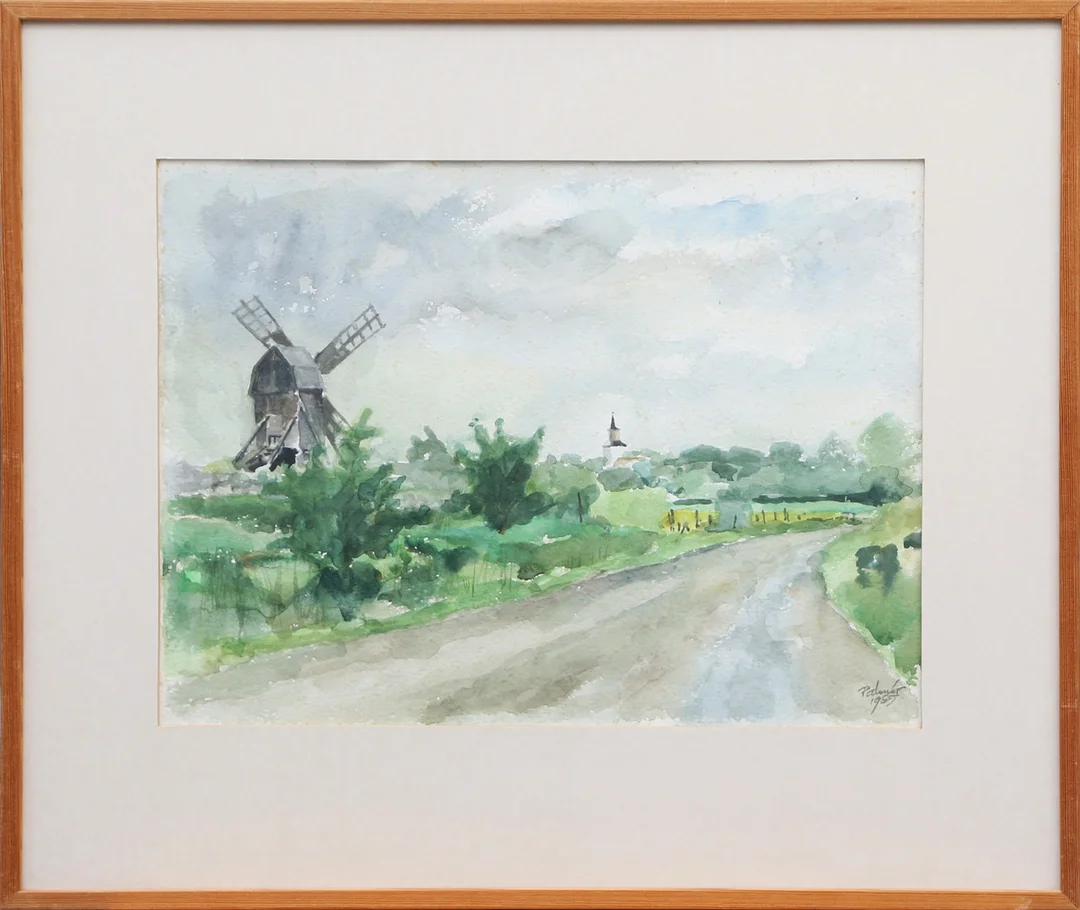 AKVARELL, signerad Palmer. — Paintings — Kalmar Auktionsverk
