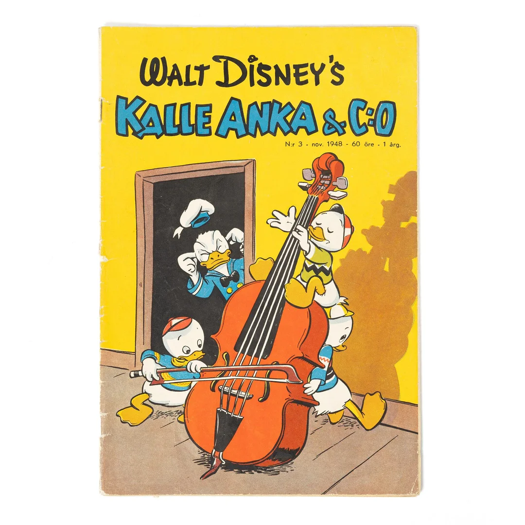 Serietidning, Kalle Anka & Co, nr 3, 1948. — Samlarföremål/Övrigt — Bukowskis