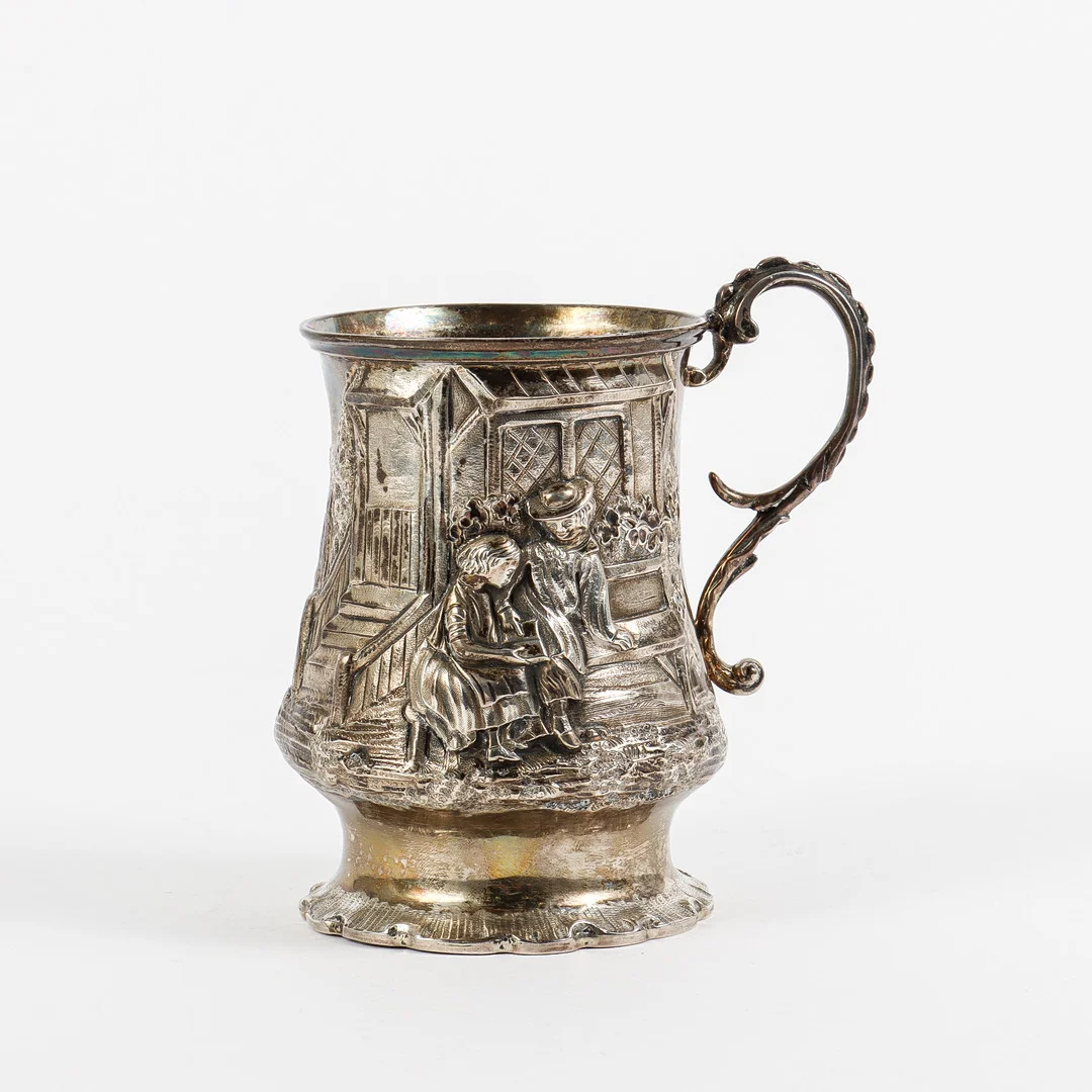 MUGG silver, England, 1800-tal. — Silver — Karlstad Hammarö Auktionsverk