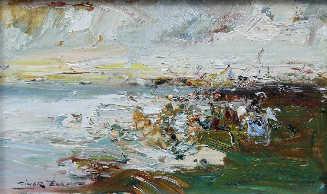 LUIS GINER BUENO. Seaside view. — Paintings — Balclis