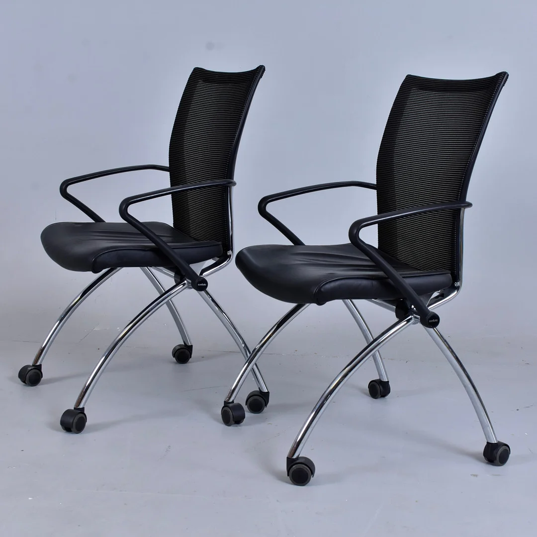 KONTORSSTOLAR, 2 st, LGA Nürnberg. — Armchairs & Chairs — Halmstads Auktionskammare