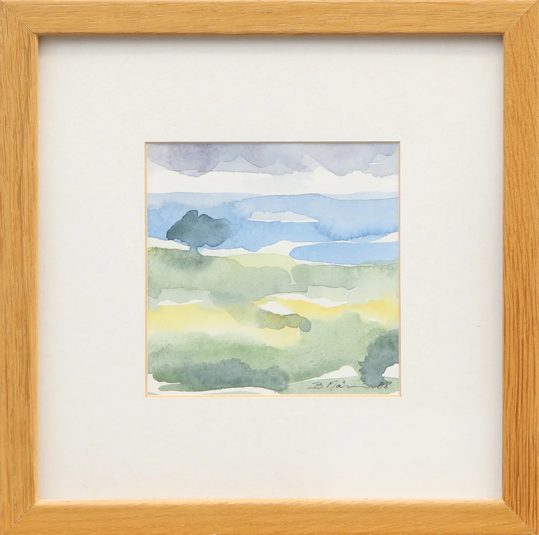 BARBARA MÅNSSON. AKVARELL, signerad. — Paintings — Kalmar Auktionsverk