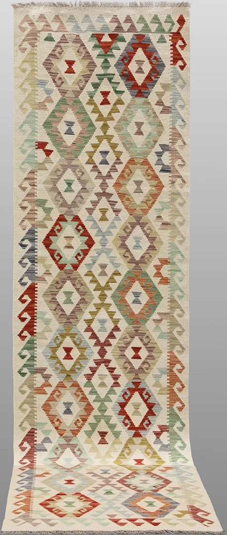 ORIENTMATTA. Kelim klassisk design, gallerimodell, 295 x 83 cm. — Oriental Carpets & Textiles — Gomér & Andersson Linköping