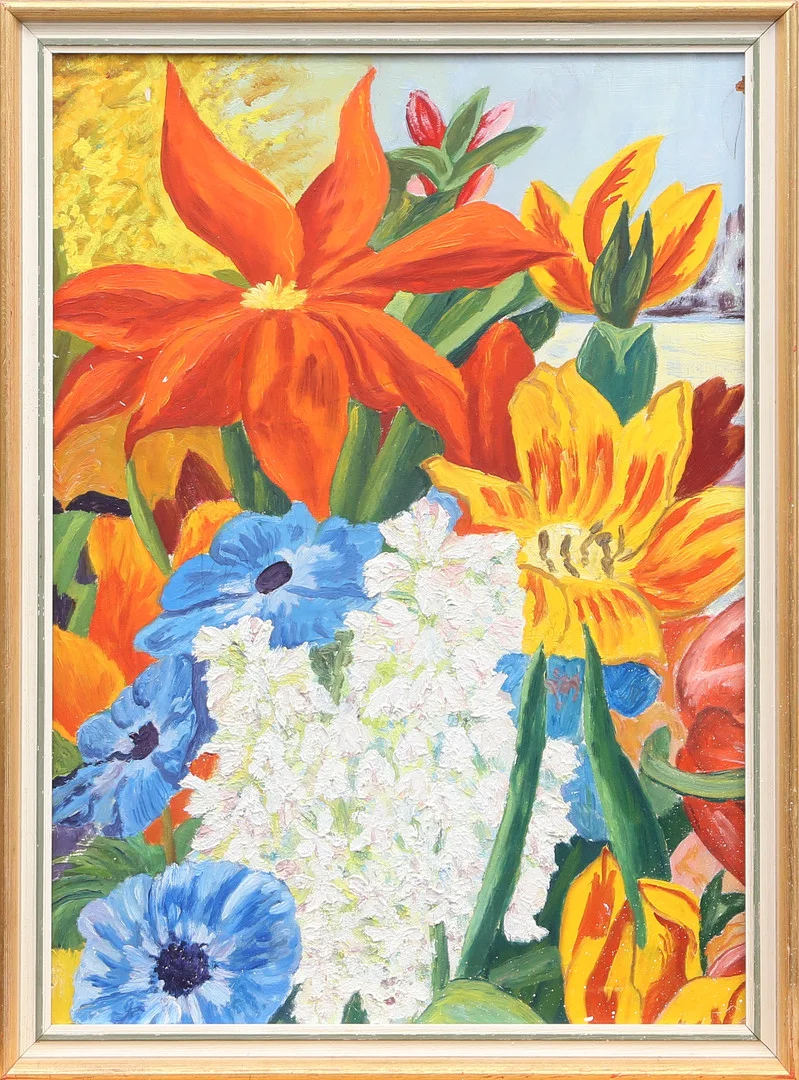 OKÄND KONSTNÄR. OLJA, på pannå, osignerad. — Paintings — Kalmar Auktionsverk