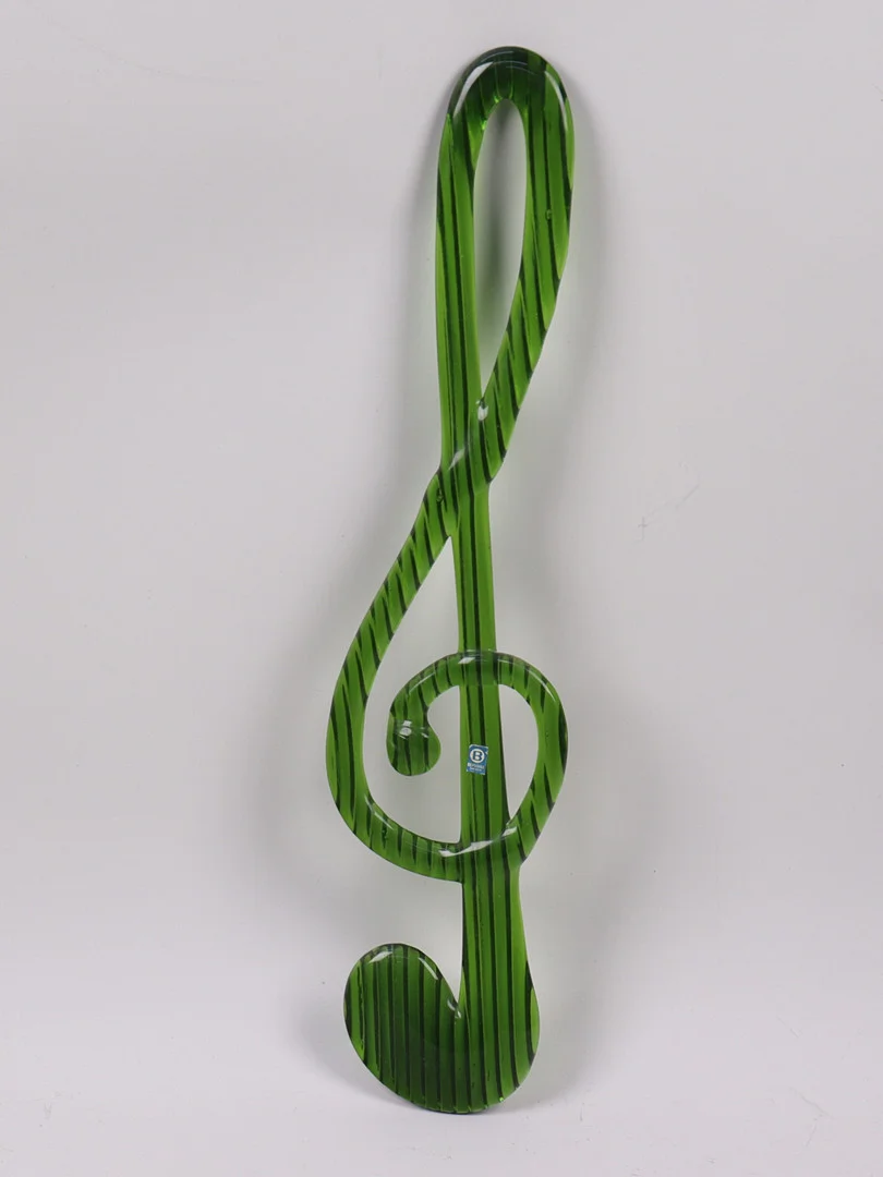 BERGDALA, G-Klav i grönt glas. — Art glass — Markus Auktioner