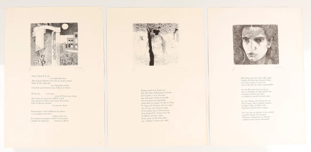 FRANCESC ARTIGAU. Sin título. — Engravings & Prints — Barcelona Auctions