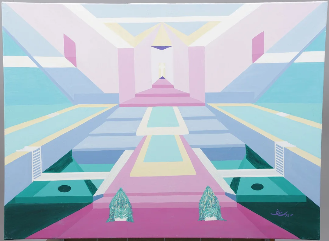 CHRISTIN OHLIN (1946-2025). "Ro", olja på duk, signerad och daterad -93. — Paintings — Växjö Auktionskammare
