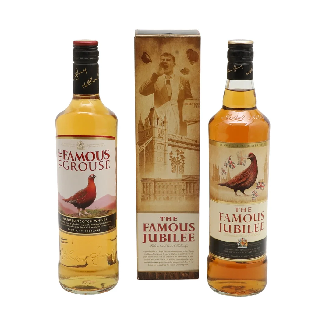WHISKY: TWO BOTTLES OF THE FAMOUS GROUSE. — Wine, Port & Spirits — Lawrences Auctioneers