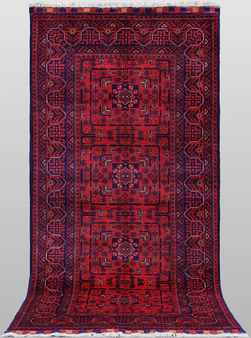 MATTA. Afghan fine, 198 x 94 cm. — Oriental Carpets & Textiles — Södermanlands Auktionsverk