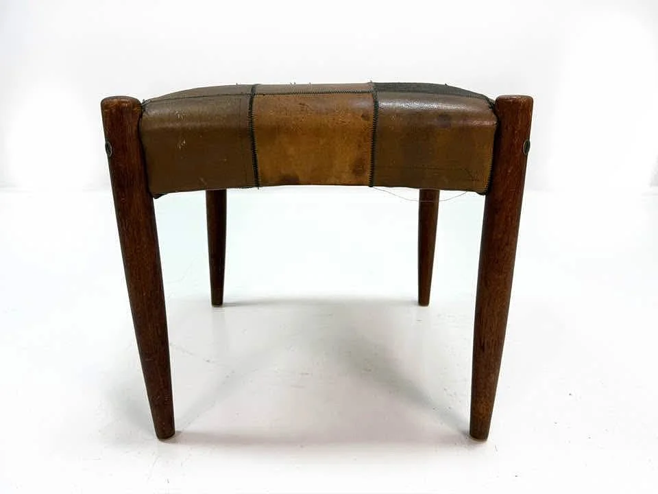 PALL, teak, läder, 1950/60-tal. — Other — TOKA Auktionshus