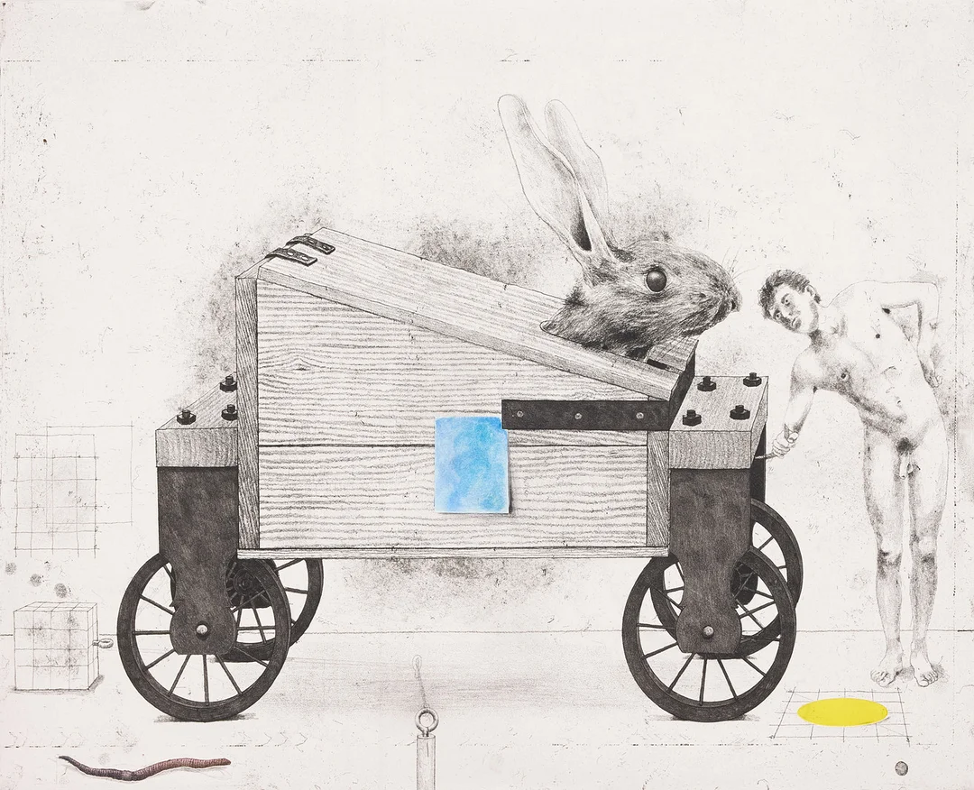 PG THELANDER. "Looping the loop-vagn". — Engravings & Prints — Stockholms Auktionsverk Fine Art