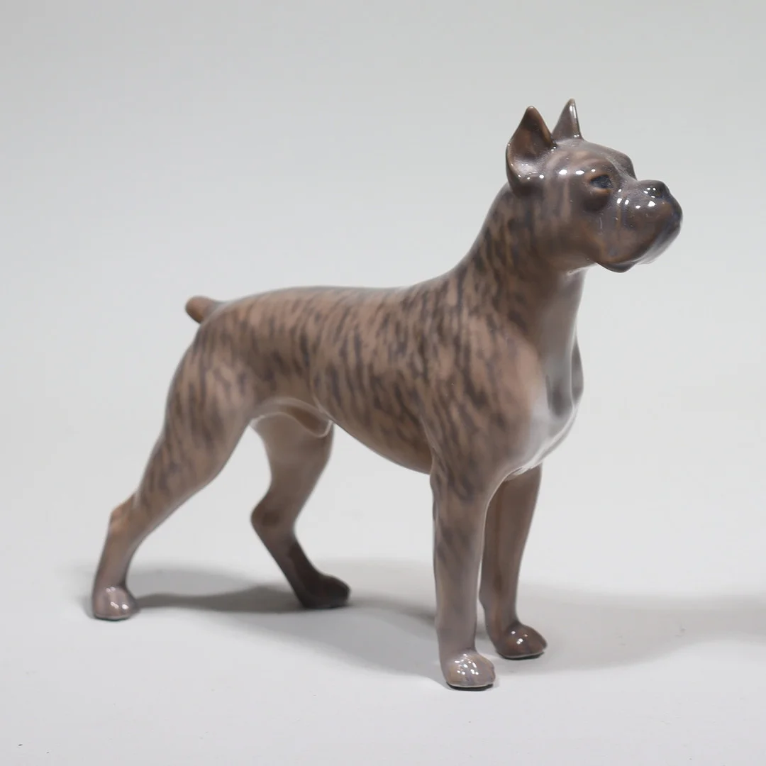 HOLGER CHRISTENSEN. för Royal Copenhagen, figurin #3634, stående Boxer. — European — Markus Auktioner