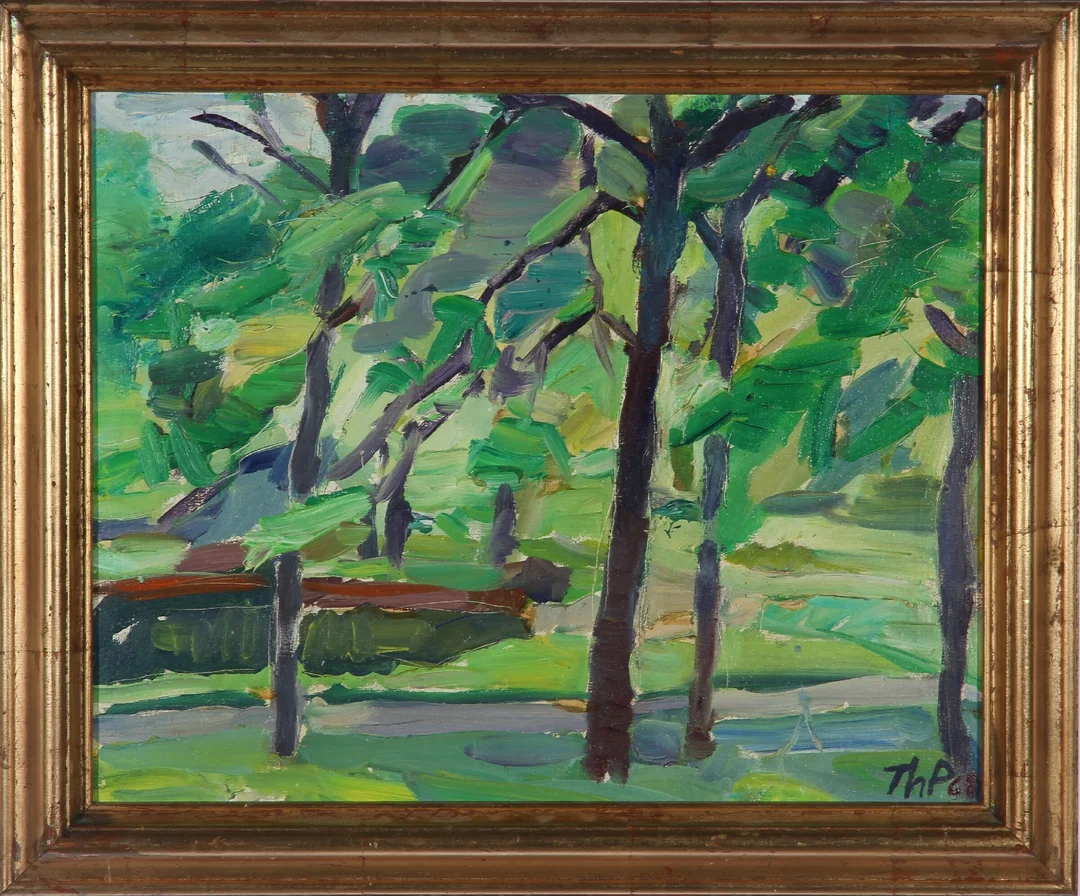 Thorvald Petersen. Summer Day, 1968 — Paintings and sculptures/Modern pictorial arts — Lauritz