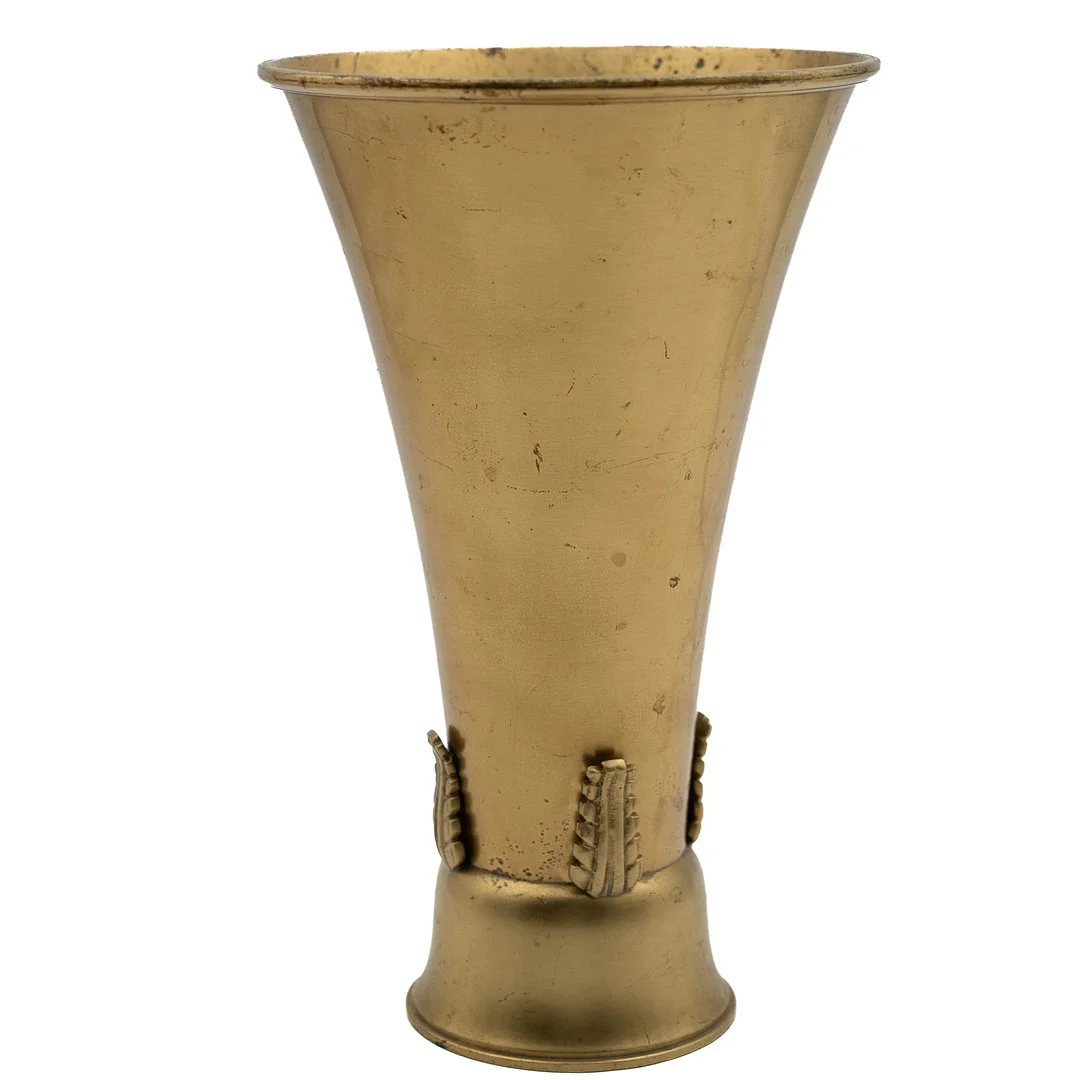 VAS, mässing, Ystad-metall, "Kunga-vasen" Sweden. — Pewter, Brass & Copper — Norrlands Auktionsverk