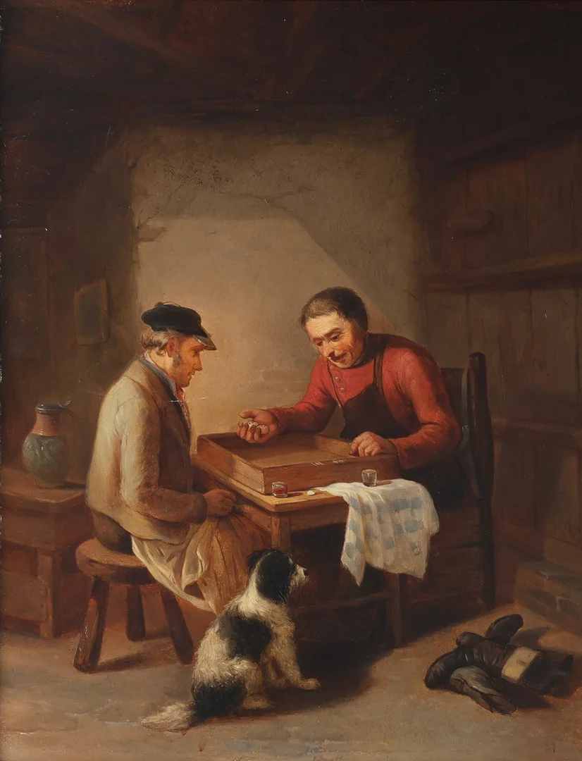 ENGLISH SCHOOL, 19TH CENTURY, TAVERN SCENE. — Paintings — Young's Auctions