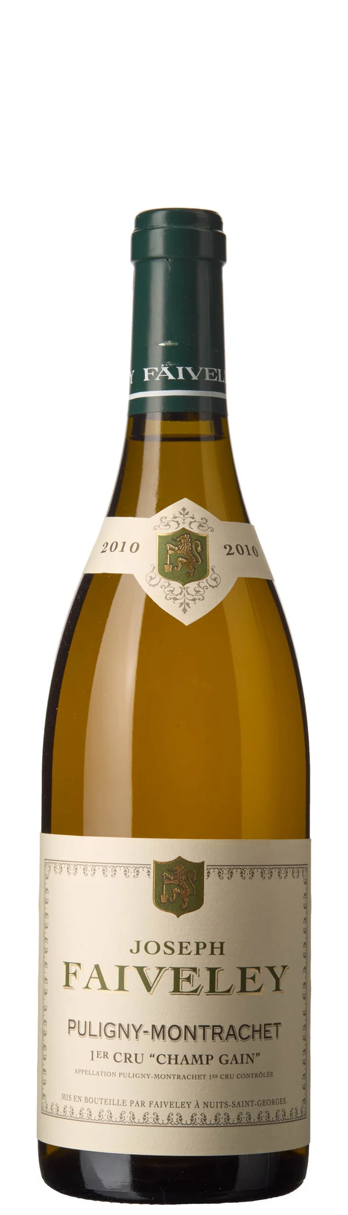1 x Puligny-Montrachet 1er Cru Champ Gain 2010, Joseph Faiveley — 1 x Puligny-Montrachet 1er Cru Champ Gain 2010, Joseph Faiveley — Vin/Vin — Blomqvist