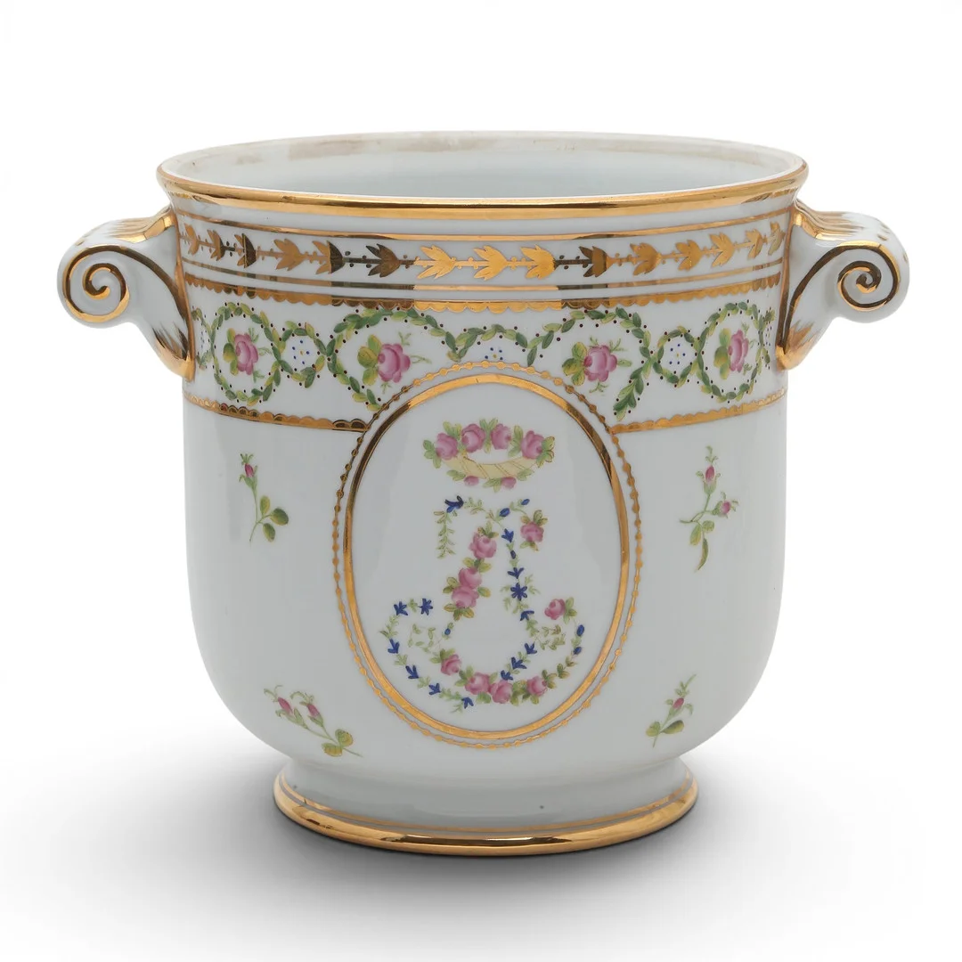 Sèvres-tyle porcelain wine cooler, 20th Century. — European — Balclis