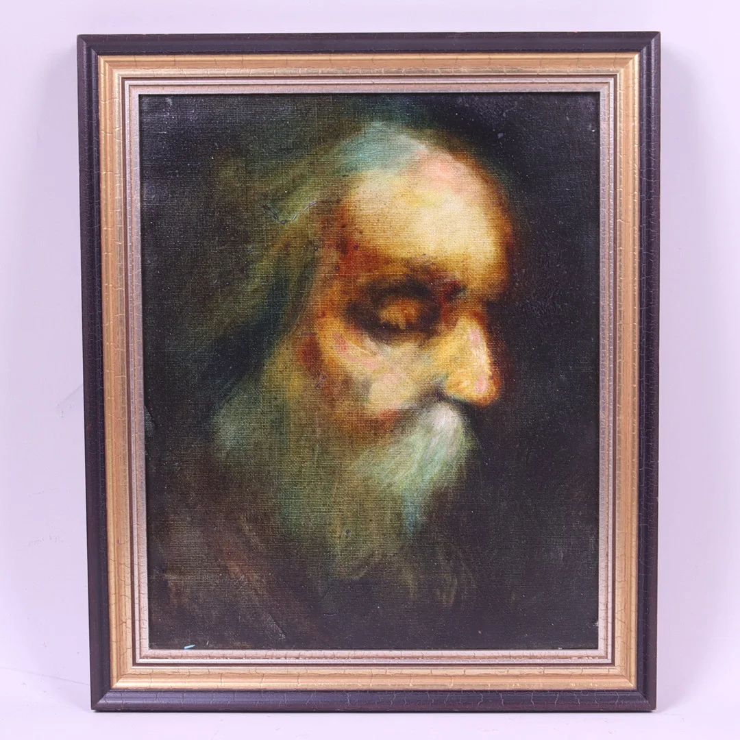 OIDENTIFIERAD KONSTNÄR. olja på duk, porträtt. — Paintings — Markus Auktioner